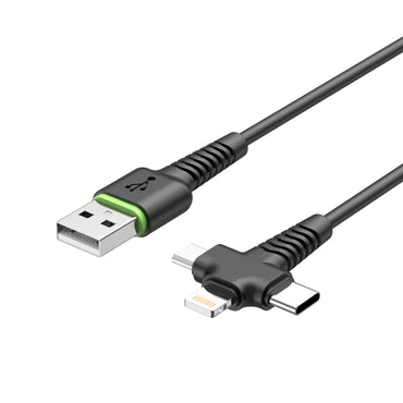 Budi M8J150+ plus 1.2m 3 in 1 cable