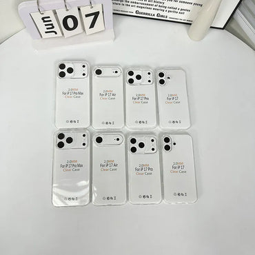 Case for iPhone 17 6.3 2MM Soft TPU
