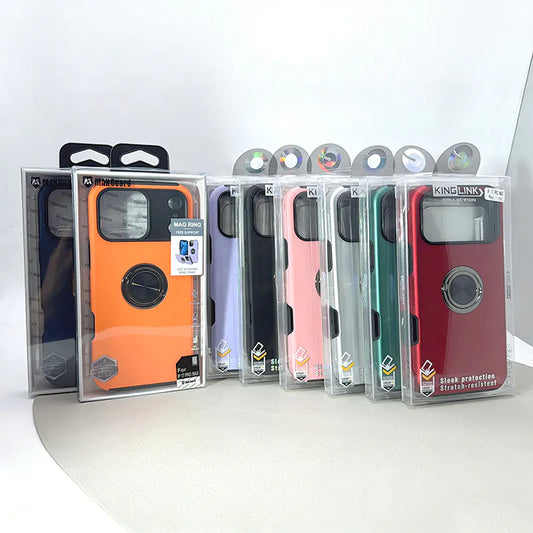 Case for iPhone 17 Pro 6.3 Kinglink Mag Ring with Kickstand