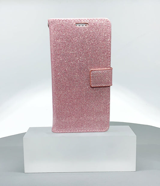 Case for Iphone 12 mini 5.4 glitter Bluemoon wallet (fit 13 mini)