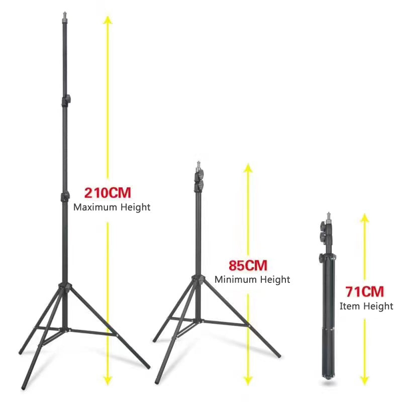 2.1m Heavy duty ring light tripod 8806/8809