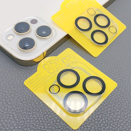 Camera lens glass screen protector for iPhone