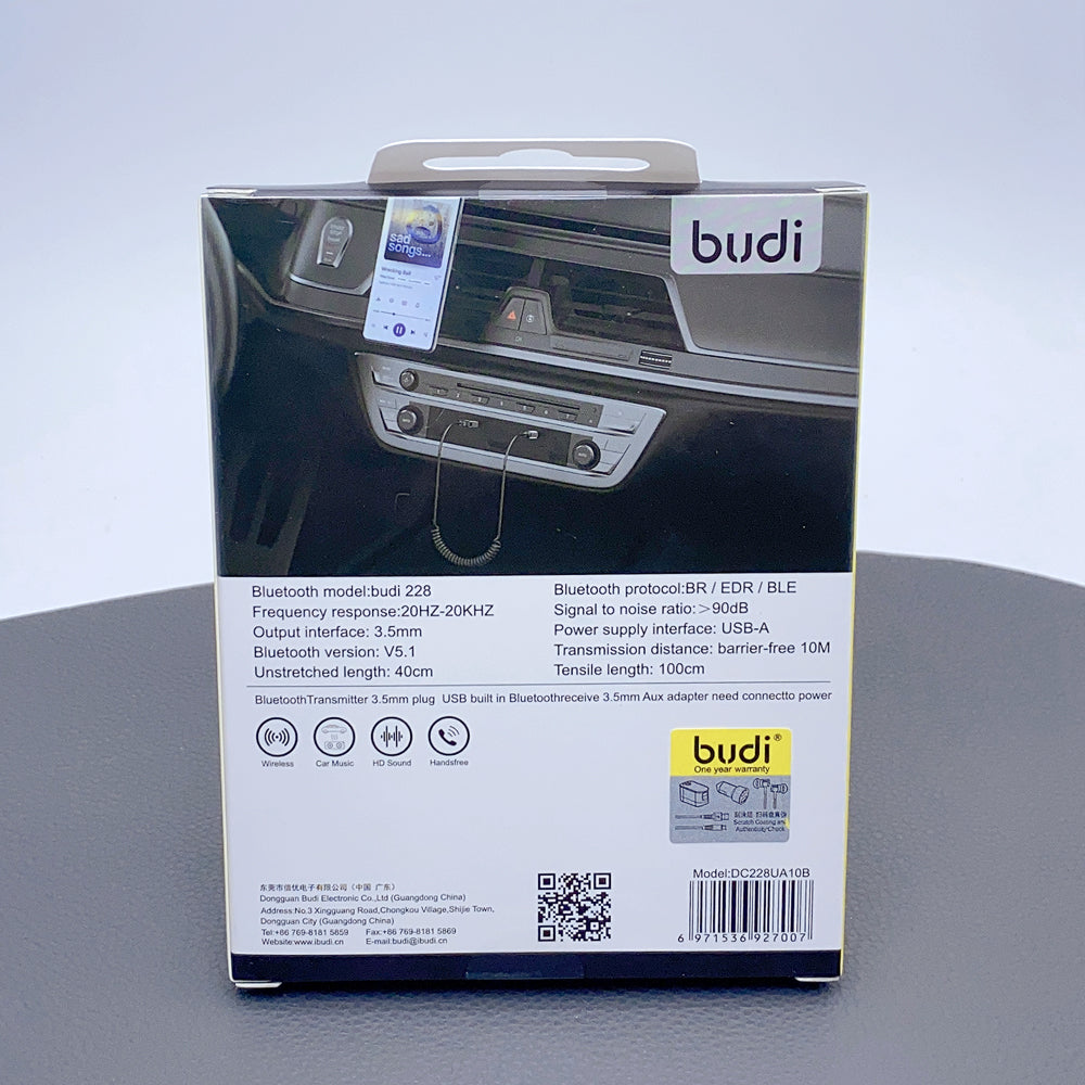 Budi DC228UA10B Wireless Audio Receve Adapter