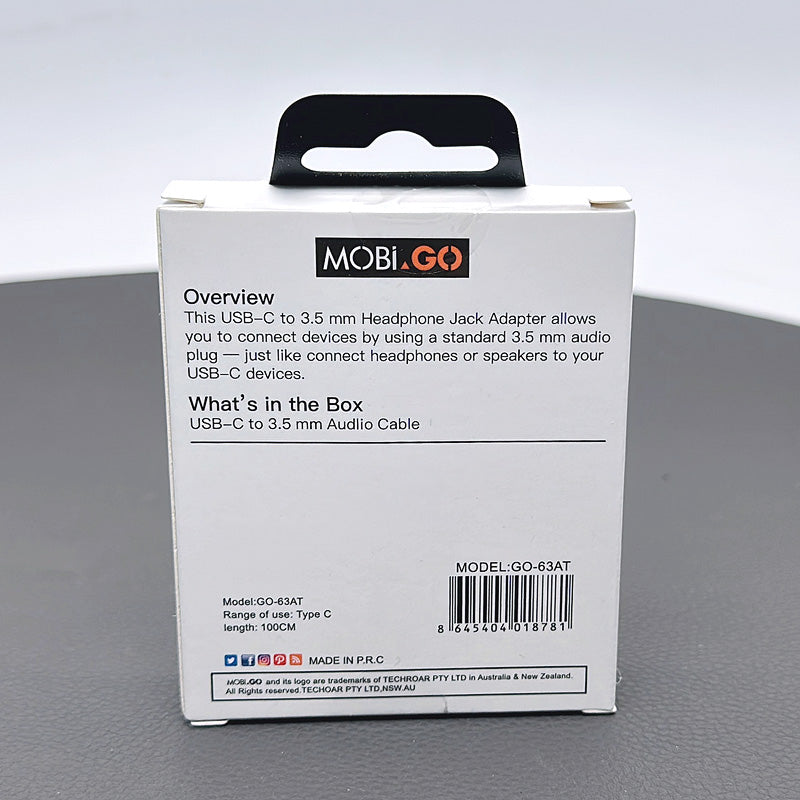 Mobigo GO63AT Digital IC Type-C to 3.5mm Adapter