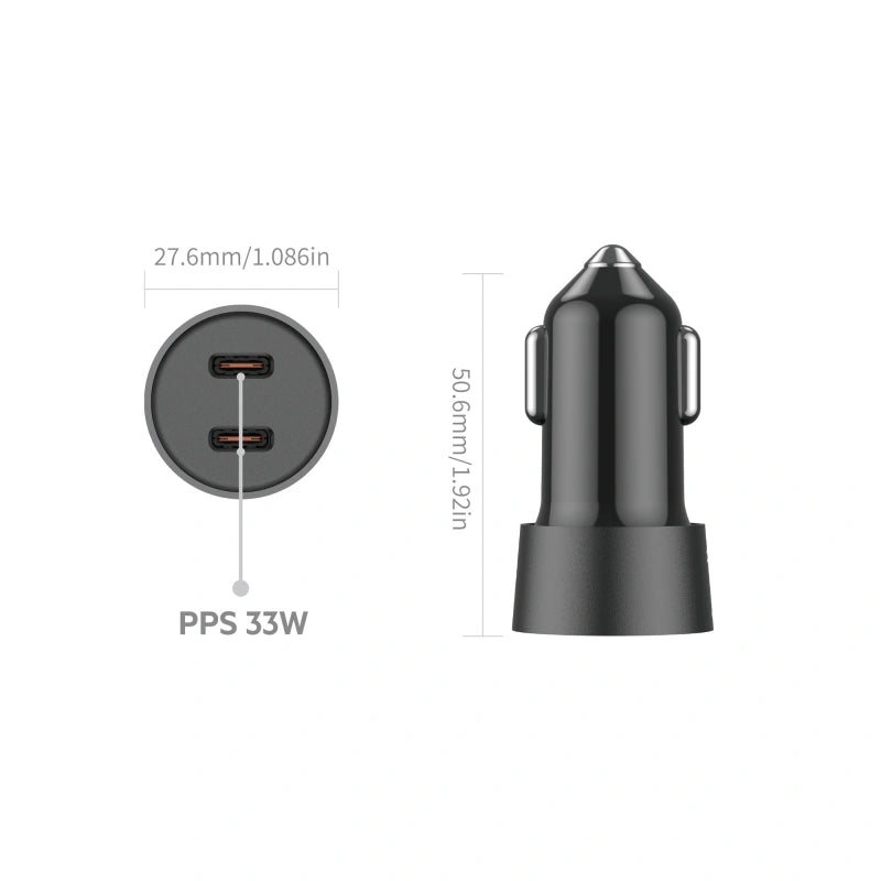Budi CC622RB PPS 33W Mini PD Car Charger