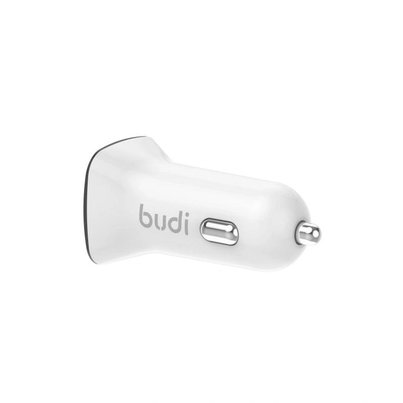 Budi CC631LW 2.4A 2USB Car Charger with USB-A to Lightning Combo