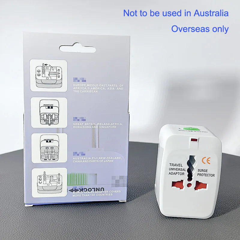 Universal All-in-One International Travel Adapter 931 (Blue)