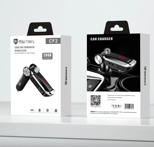 Maxguard CF2 Wireless Bluetooth 2 USB FM Transmitter