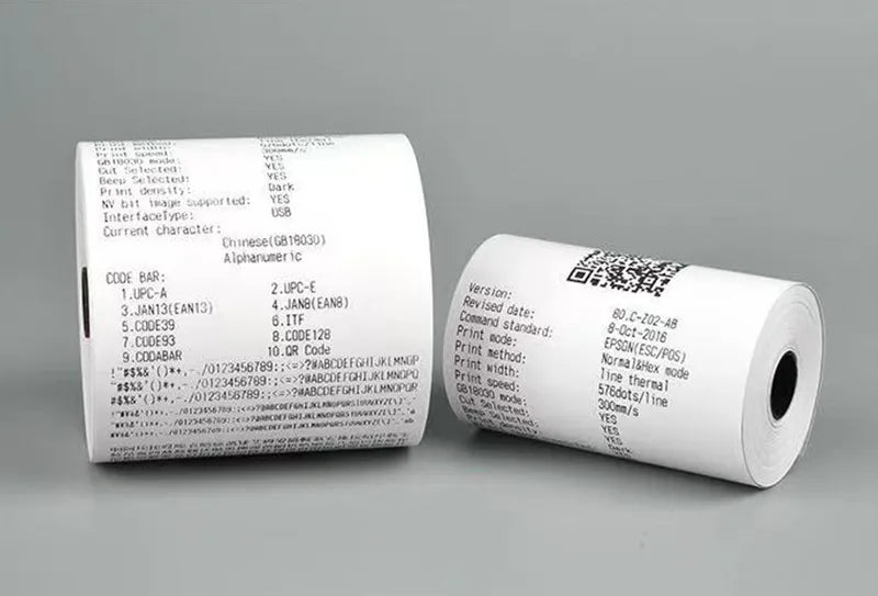 Generic 57x40mm PDQ Thermal Receipt Rolls TR01 - 100-Pack