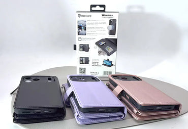 Case for iPhone 17 Air 6.6 Maxguard Detachable Magnetic Zipper Wallet