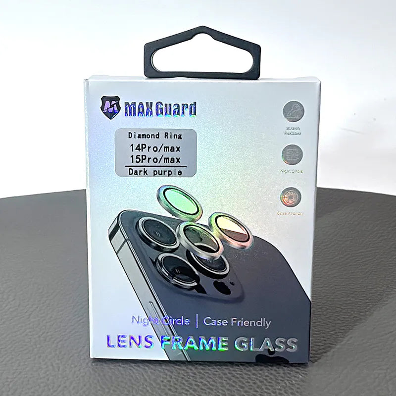 Diamond Camera Ring glass screen protector for iPhone