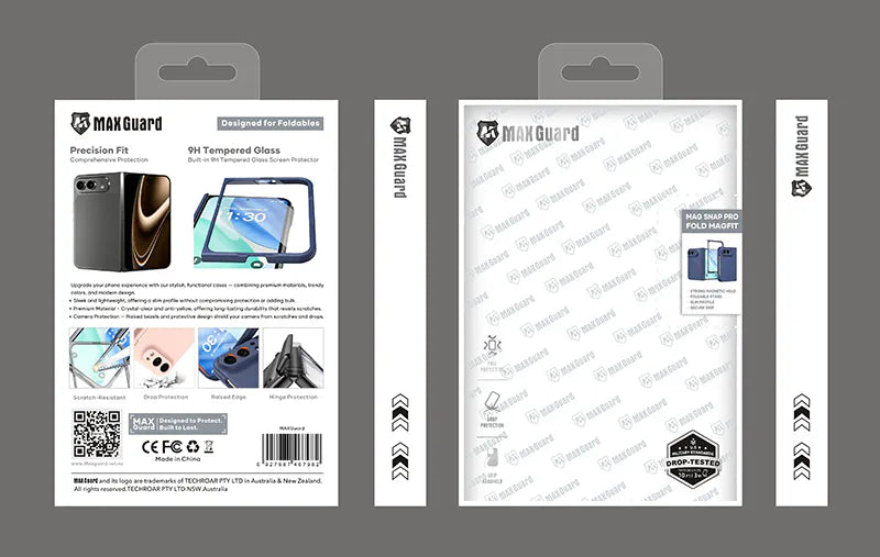Case for iPhone Duo Mag Snap Pro Fold MagFit (Built-in Tempered Glass)