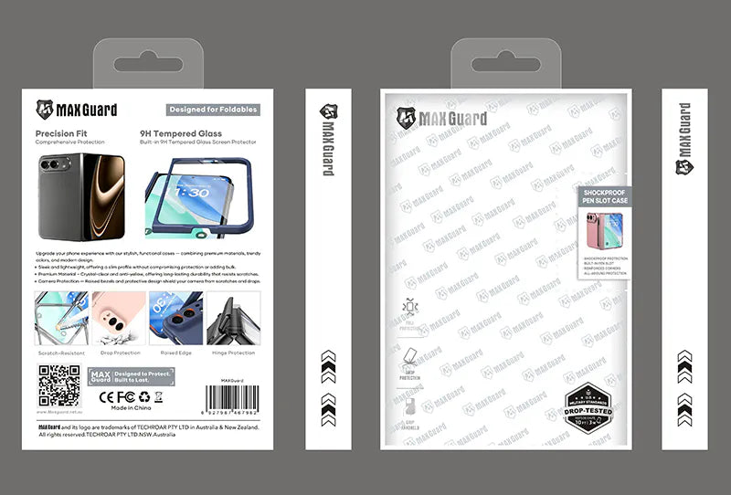 Case for iPhone Duo ShockProof with penslot (Built-in Tempered Glass)