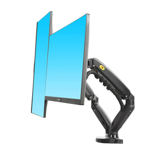 Dual Monitor Desk Mount Adjustable Arms for 17-32 Screens F160