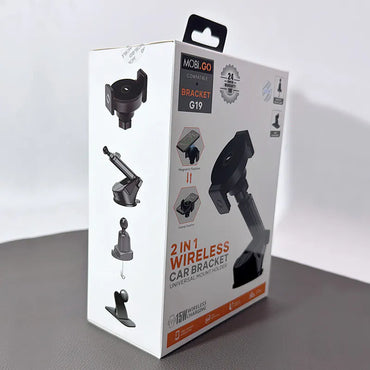 Mobigo G19 2 in 1 Wireless Car Bracket Holder