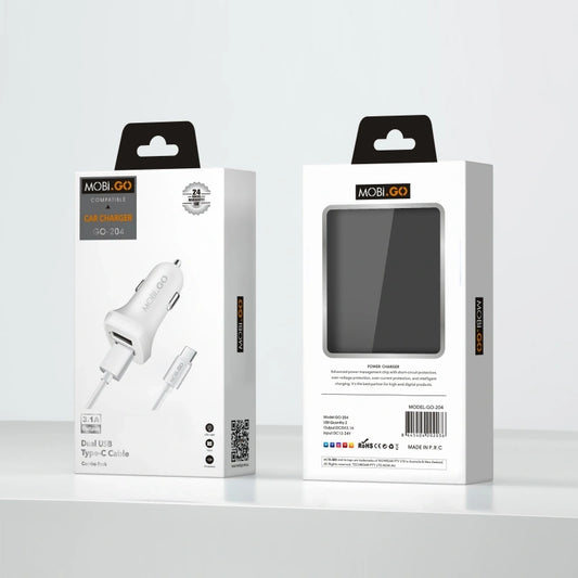 Mobigo GO205 3.1A 2USB Car Charger