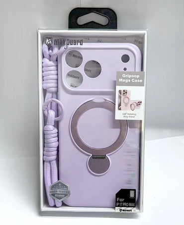 Case for iPhone 17 Air 6.6 Gripoop MagFit 360 Ring Holder