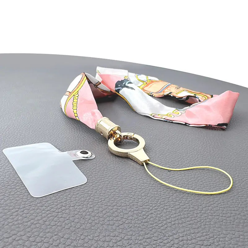 Charm lanyard for cell phone ( Silk )