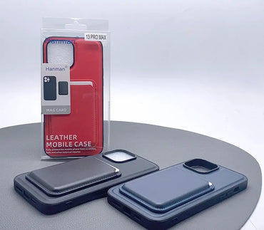 Case for Iphone 14 Plus / 15 Plus 6.7 Hanman Mag Card Detachable Magnetic