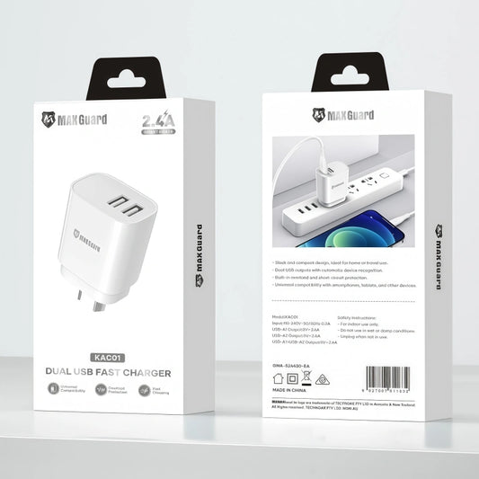 Maxguard KAC01 2.4A wall charger