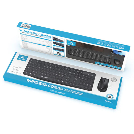 Mikuso KBC032 Wireless Combo Keyboard and Mouse