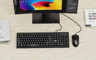 Mikuso KBC049 USB Wired Combo Keyboard and Mouse for Business