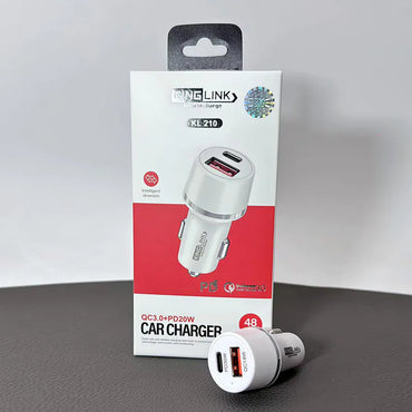 Kinglink KL210 20W 2 USB A+C car charger