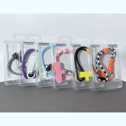 Kinglink woven short phone wrist Lanyard strap