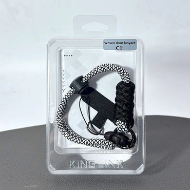 Kinglink woven short phone wrist Lanyard strap