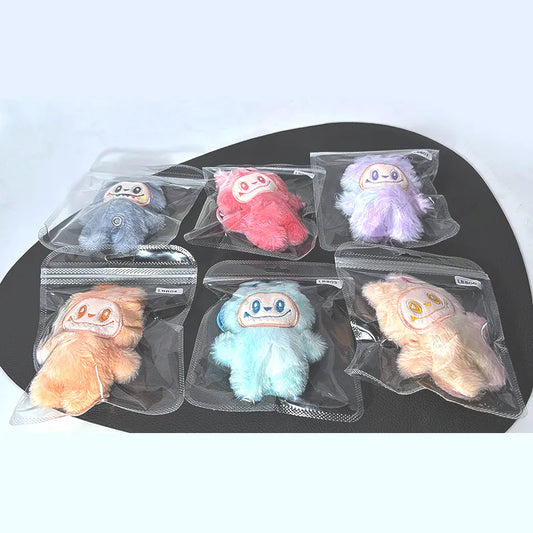 Labubu Fluffy Phone Charm