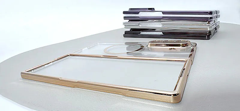 Samsung Z Fold7 LuxeClear Plated Case