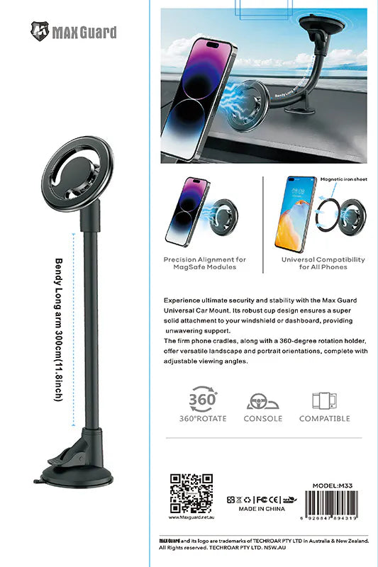 Maxguard M33 MagFit Extended Car Holder