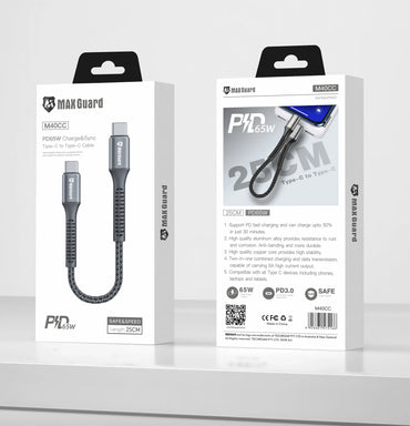 Maxguard M40CC 25cm 65W Type-C to C cable