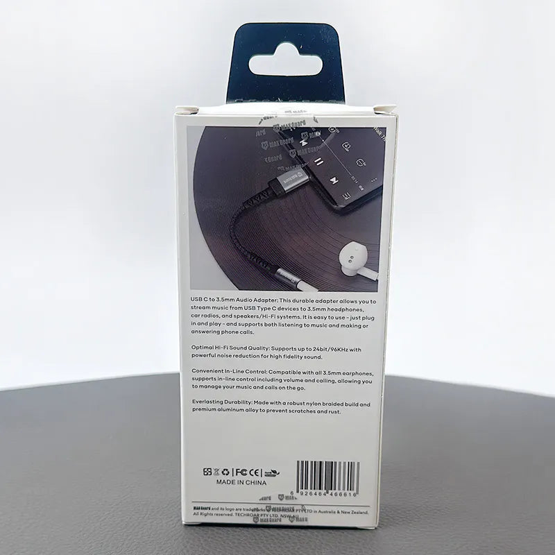 Maxguard MA03 Plug and Play USB-C Adapter (0.12m)