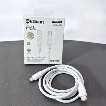 Maxguard MP01CC 1.2m 65W Type-C to C Cable