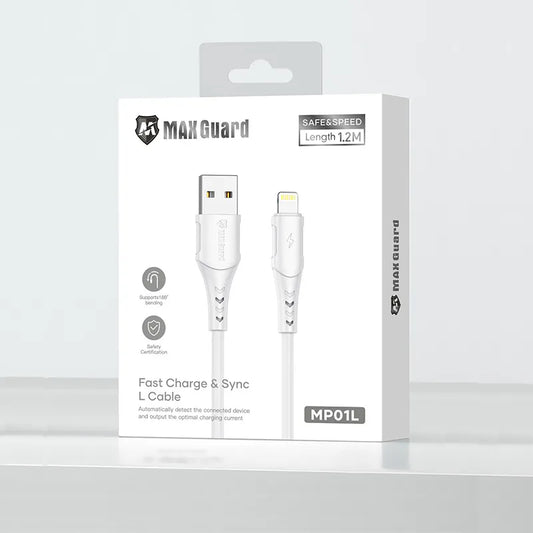 Maxguard MP01L 1.2m USB-A to Lightning Cable
