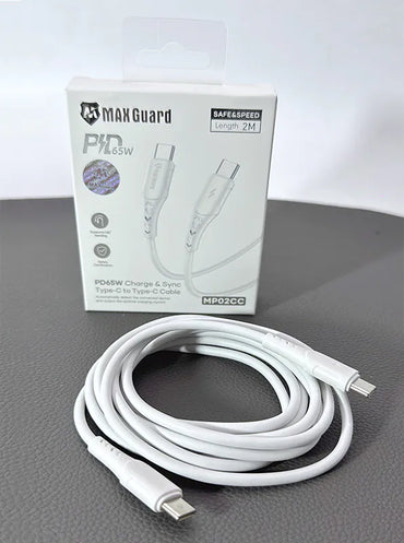 Maxguard MP02CC 2m 65W Type-C to C Cable