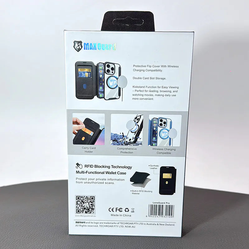 Case for Iphone 11 6.1 Maxguard Mag Noble Flip MagFit