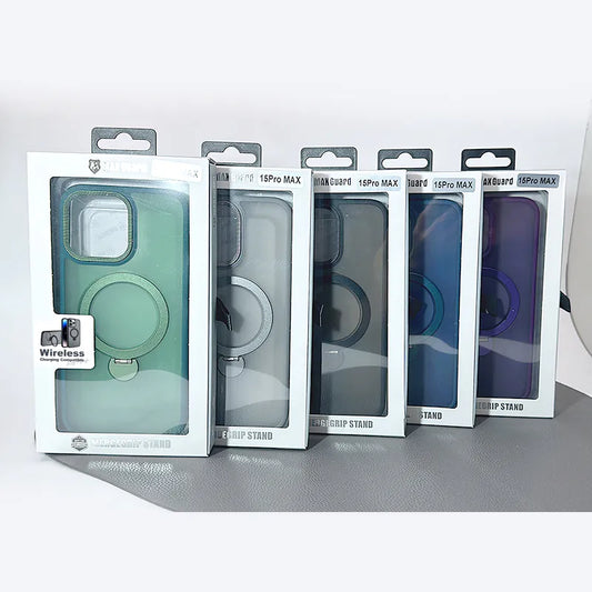 Case for iPhone 16 6.1 Maxguard Mergegrip Stand Magfit