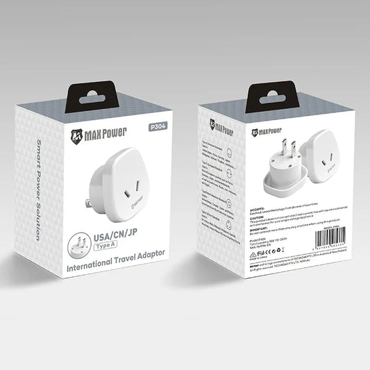 MaxPower P304 International Travel Adaptor USA/CN/JP Type A