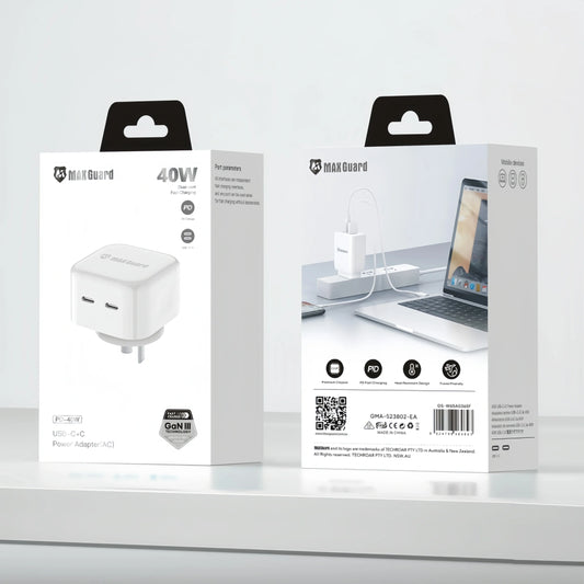 Maxguard PD-40W USB C+C Power adapter (AC) wall charger