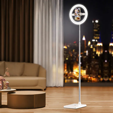 Phone Floor Stand with Ring Light R10