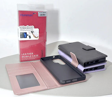 S21 Ultra hanman 2 in 1 detachable magnetic wallet case