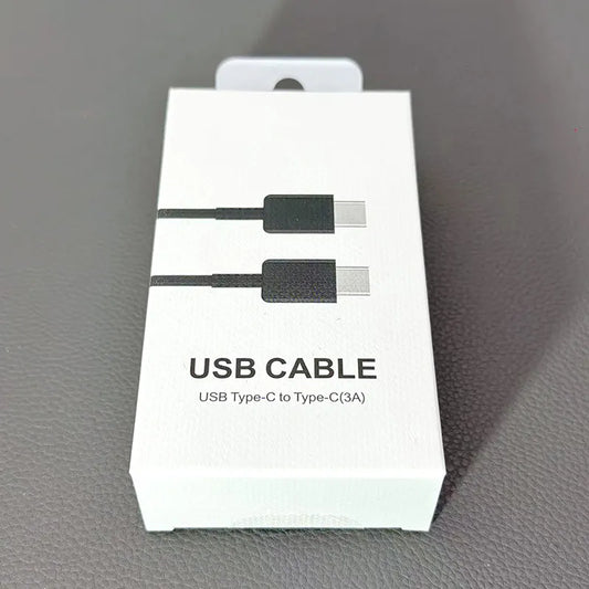Sams Type-C to Type-C 3a Cable Ori Quality (white box)