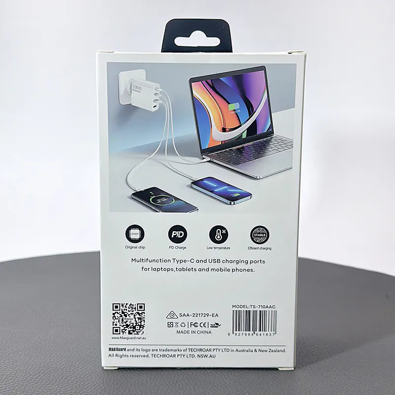 Maxguard TS710AAC PD 100W wall charger