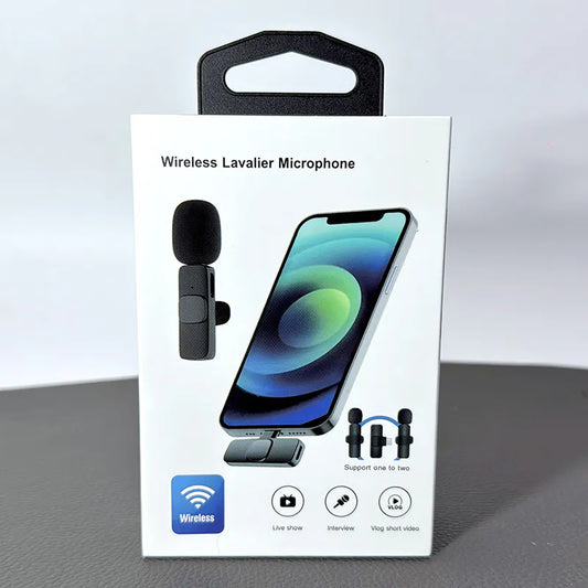 Lavalier bluetooth microphone K9 (for Type-C & Lightning)