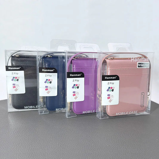 Samsung Z Flip7 Hanman Wallet case with strap
