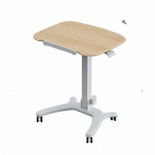 ONLINE Mobile Work Station WHEELY Sit Stand Desk Foldable Timber Look Desktop 680X535MM FA106lwoow