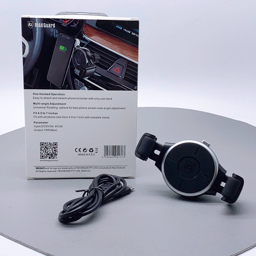 Maxguard C5 10W wireless car charger holder