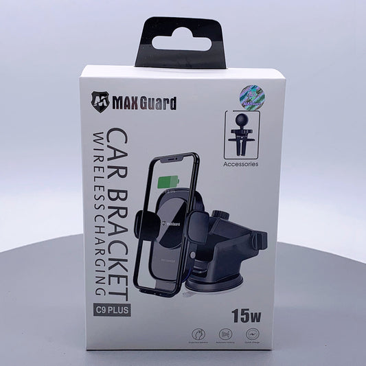 Maxguard C9 Plus 15W wireless charger car holder